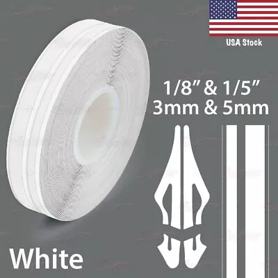 9/16  Roll Vinyl Pinstriping Pin Stripe Double Line Car Tape Decal Stickers 15mm • $9.95