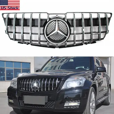 For Mercedes-Benz X204 GLK280 GLK350 GLK300 2008-2012 GT-R Grill W/Emblem Grille • $70.26