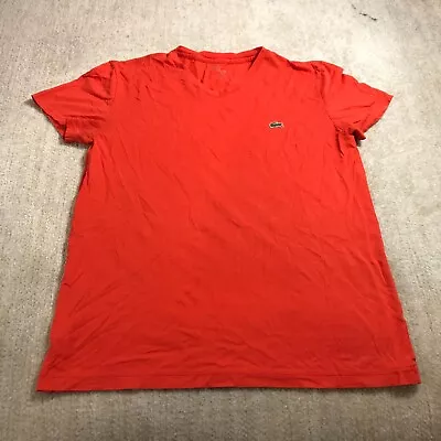 $18.88 • Buy Lacoste Shirt Mens Small Preppy Crocodiles Orange Pima Cotton Casual Adult