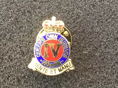 IV Queens Own Hussars - Enamel Pin Badge - Presentation Case New - Ref #54 • £4.45