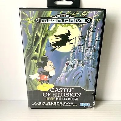 Castle Of Illusion Starring Mickey Mouse + Manual - Sega Mega Drive - Tested • $58.88