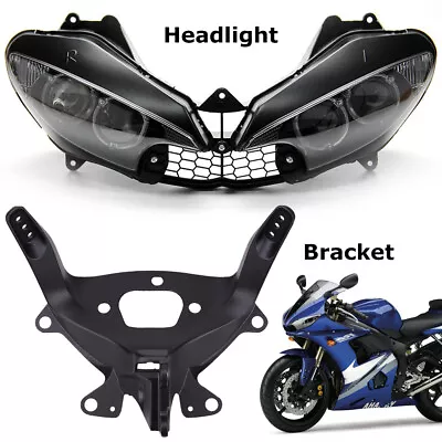 Front Headlight+Upper Fairing Stay Bracket For Yamaha YZF R6 03-05 YZF R6S 06-09 • $114.63