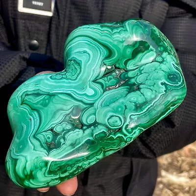 3LB Natural Glossy Malachite Transparent Cluster Rough Mineral Sample • $0.99