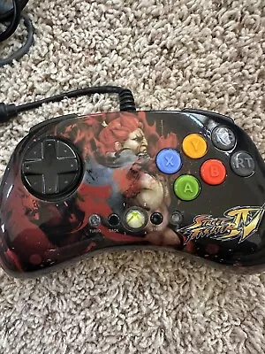 Xbox 360 Street Fighter 4 Fightpad Wired Controller Akuma Mad Catz 2009 • $35