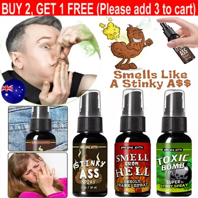 Fart Spray Can Stink Bomb Smelly Stinky Gas Crap Gag Prank Joke Game 30ML • $12.25