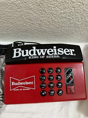 Vintage Budweiser Daphne Phone DB-135 Tested Works  • $65