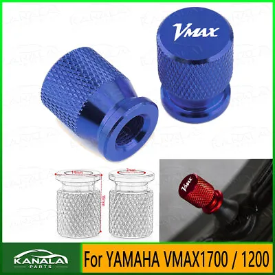 LOGO VMAX Motorcycle CNC Tire Valve Aluminum Covers For YAMAHA VMAX1700 / 1200 • $1.20
