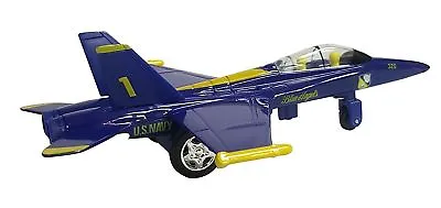 6.5  X-Planes US Navy F-18 Hornet Blue Angel Jet Diecast Toy Authentic Licensed! • $10.98