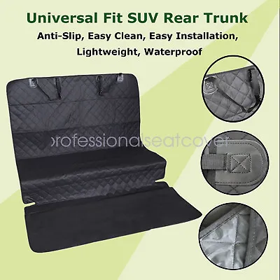 SUV Rear Trunk Cargo Liner For  Dogs Floor Seat Mat Waterproof Cover Black • $24.15