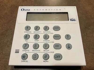 OnQ HAI 33A00-4 Lumina Omni LCD Console Keypad 11A03-1 Version 1.3 • $250