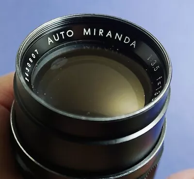 Miranda AUTO 1:3.5 F=135 Mm Lens W/ Miranda Bayonet Mount JAPAN S/N#2630807 Used • $19.99