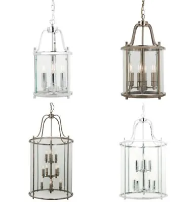 Hakka Round Hanging Hall Ceiling Lantern - Various Sizes And Finishes • £159