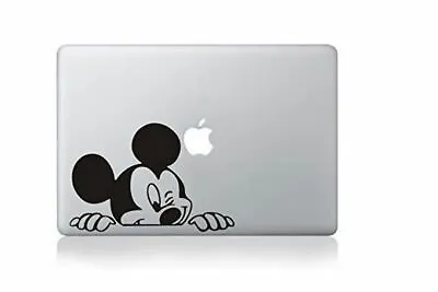 Macbook 13 Inch Decal Sticker Disney Mickey Mouse Peeking Art For Apple Laptop • £1.99