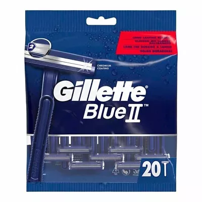 Gillette Blue 2 Disposable Men's Razor (Pack Of 20) • £10.99