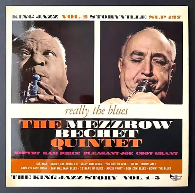 Mezzerow Bechet Quintet • Really The Blues • UK Press Vinyl Record LP NM M- • $14.99