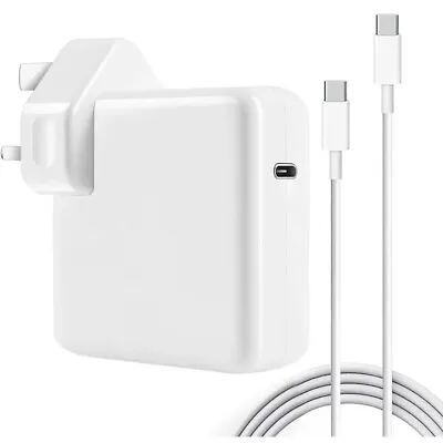 87W USB C Fast Charger Power Adapter Compatible With Mac Book Pro Uk Plug • £17.99