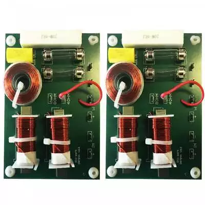 2 X Replacement 2-Way Speaker Passive Crossover / Xover 12dB 4 & 8 Ohm 200W 2kHz • £25.95