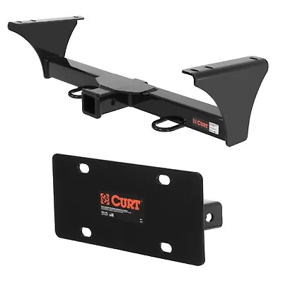 Curt Front Mount Trailer Hitch & License Plate Holder For Jeep Liberty • $298.46