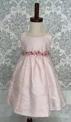 NWT Gymboree Sz. 2T Silk Girls Pink Rose Dress Formal Spring Easter • $15