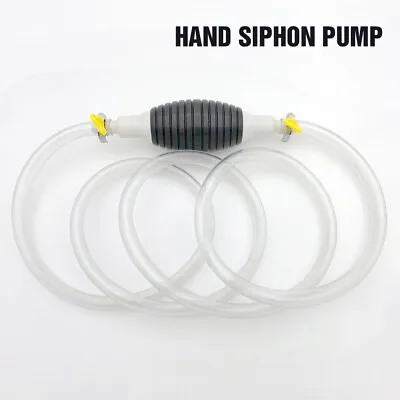 $10.16 • Buy Largest Manual Hand Siphon Syphon Transfer Pump Fluid Liquid Water Gas Gasoline