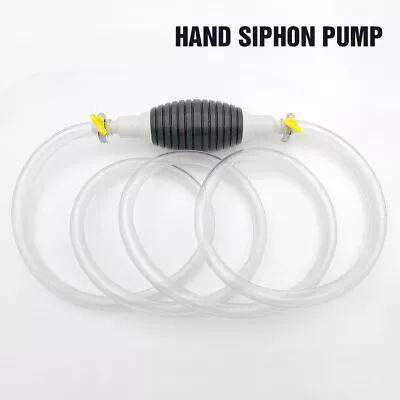 Largest Manual Hand Siphon Syphon Transfer Pump Fluid Liquid Water Gas Gasoline • $10.16