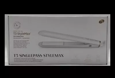 T3 SinglePass StyleMax Professional 1 Inch Flat Iron - White • $69.99