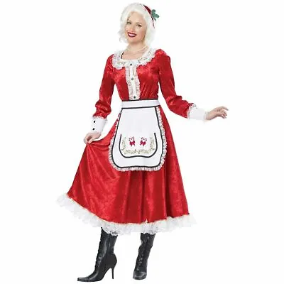 Classic Mrs. Claus Adult Costume Fancy Dress Red Christmas Santa Women XXL 14-16 • $58.95