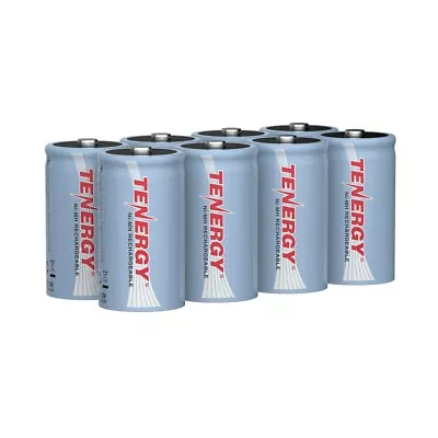 Tenergy 8PCS Size D 10000mAh High Capacity NiMH Rechargeable Batteries Cell 1.2V • $58.49