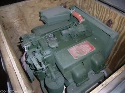 Teledyne 4 Cylinder Gas Engine W/ Technical Manual NSN:2805-01-276-5946 • $450