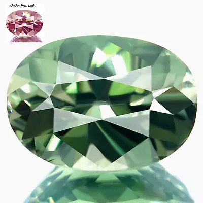 COLOR CHANGE CSARITE 3.76ct ULTRA FLAWLESS NATURAL BEST 5A+ GREEN TO RED FLASH • $1631.96