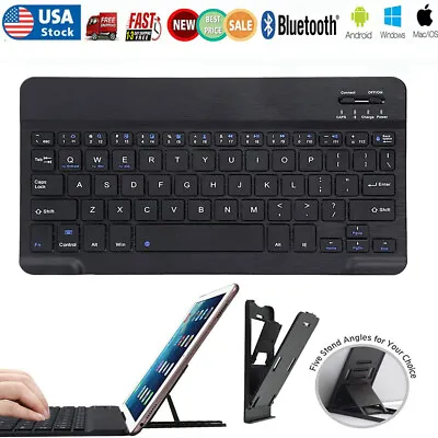 US Bluetooth Wireless Keyboard For Android Tablet PC 10  10.1 /IOS Ipad 10.2 9.7 • $15.19