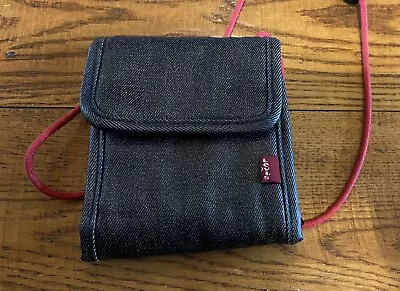 Levi’s Cross Body Coated Denim Pouch Wallet Purse • £12.99