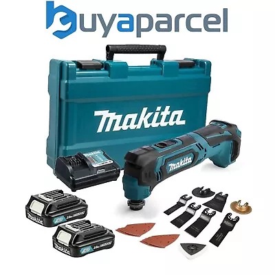 Makita TM30DWAE 12v CXT Cordless Multi Tool - 2 Batteries Charger Accessory Set • £191.99