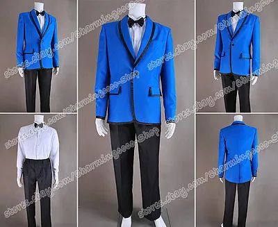 PSY Gangnam Style Cosplay Costume Blue Blazer Suit Good For Daily Wear And Party • $137.99