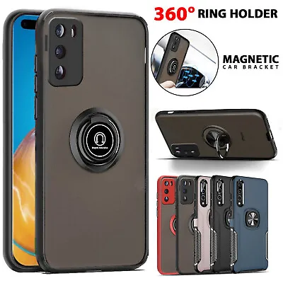 Case For Huawei P20 P40 P30 Pro Lite Mate 20 Shockproof Ring Holder Phone Cover • £3.49