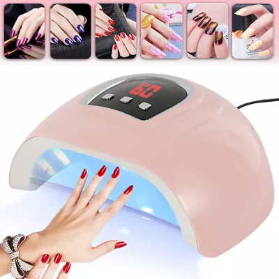 54W LED UV Nail Lamp Polish Dryer Gel Acrylic Curing Light Professional Tool.- • $15.59