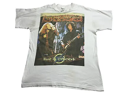 VTG Led Zeppelin Tour Shirt 1995 Jimmy Page Robert Plant Vintage RARE Size XL • $65.04