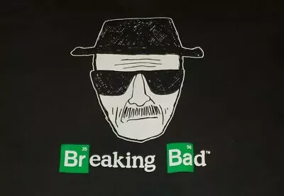 BREAKING BAD Walter White  HEISINBERG  Hat Sketch Men's Black Tee XL B4 • $14