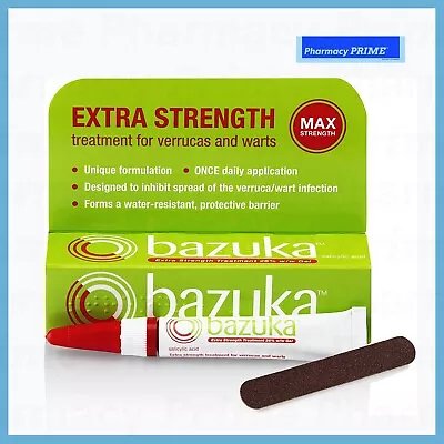 Bazuka Extra Max Strength Treatment Gel For Verrcuas & Warts 6g • £9.99