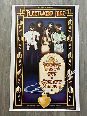 FLEETWOOD MAC 11x17  Music Poster/Print FVF 7.0 Oakland Stadium 1977 • $15.25