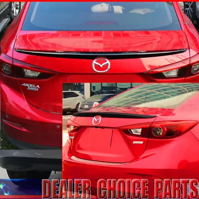 2014 2015 2016 2017 2018 2019 Mazda 3 4Dr Factory Style Spoiler Wing GLOSS BLACK • $74.51