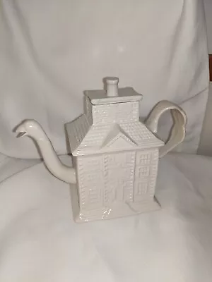 Vintage Staffordshire Cottage Reproduction Museum Of Modern Art Cottage Teapot • $28.50