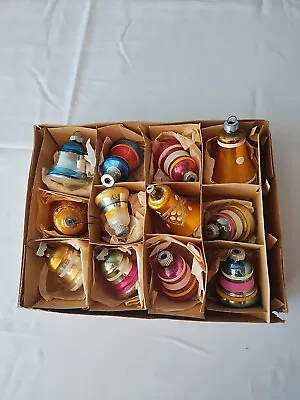 12 Vintage Miscellaneous Bell Shiny Bright Ornaments • $33
