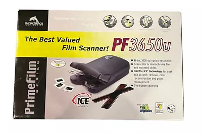 Pacific Image PrimeFilm Series 48-Bit 3600dpi Film Scanner PF3650U Mac & Windows • $119.99