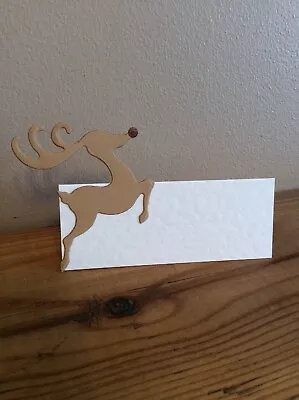 £3.25 • Buy 10 Rudolf Wedding Birthday Christmas Table Place Name Cards