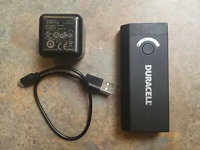 Duracell (du7170) Portable Power Bank Rechargeable W/ Wall Plug & Charge Cable • $14.99