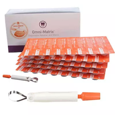 Ultradent 1101 Omni-Matrix Retainer Bands Wingless 6.5 Mm .0025  Orange 48/Pk • $110.71