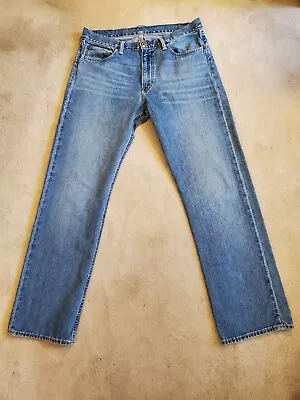 Polo Ralph Lauren Means Blue Jeans 33 X 32 Good Condition • $38