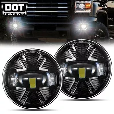 Pair For GMC Sierra 1500 2500 HD LED Fog Lights Bumper Lamps 2007-2013 • $56.99