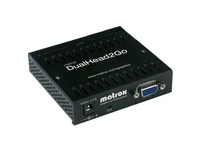 Matrox D2G-A2A-IF DualHead2Go External Graphics EXpansion Module For Windows • $129
